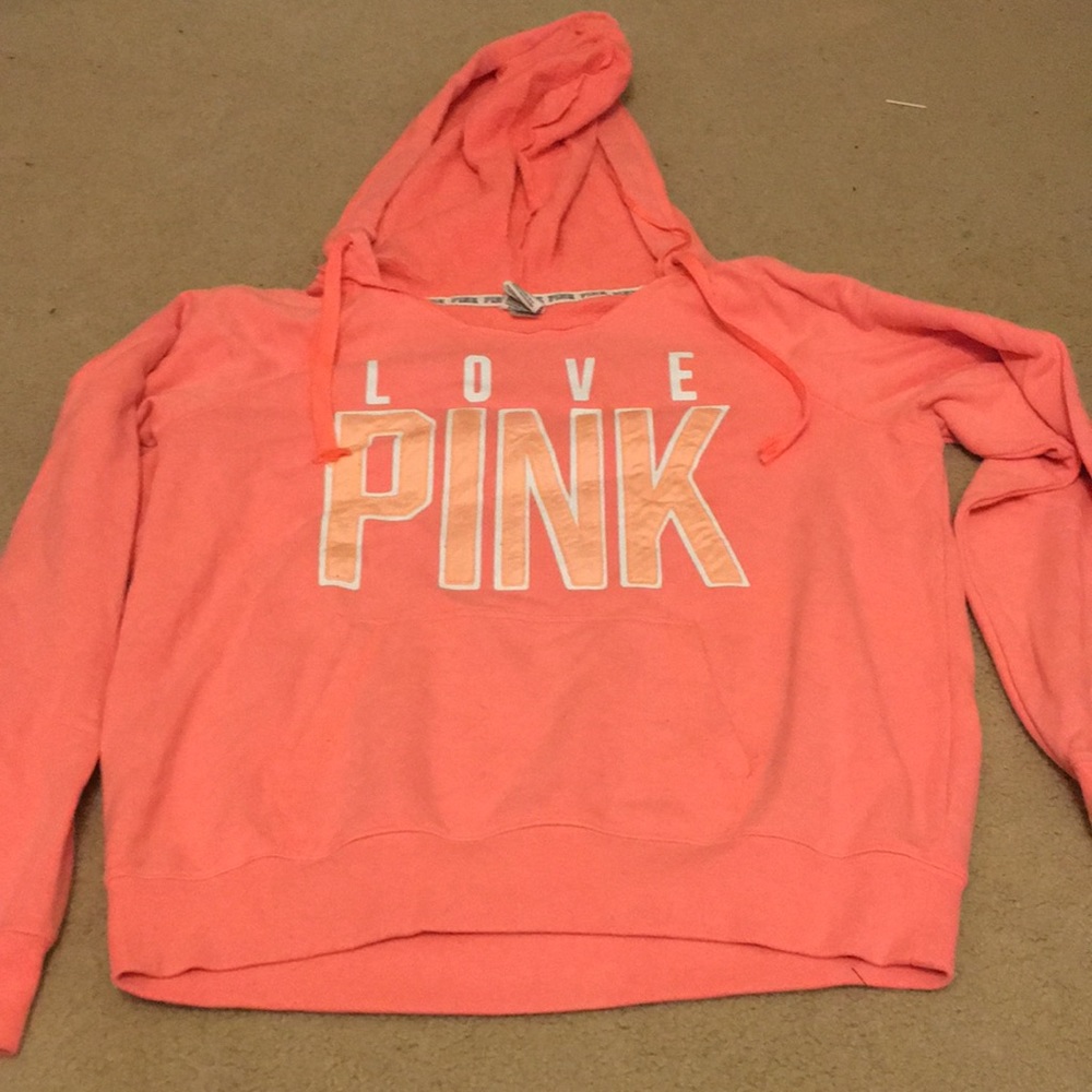 Orange pink Pink sweatshirt